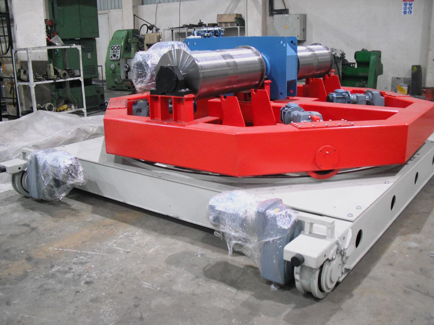 Custom-engineered crane trolley unit built at the ABRA plant