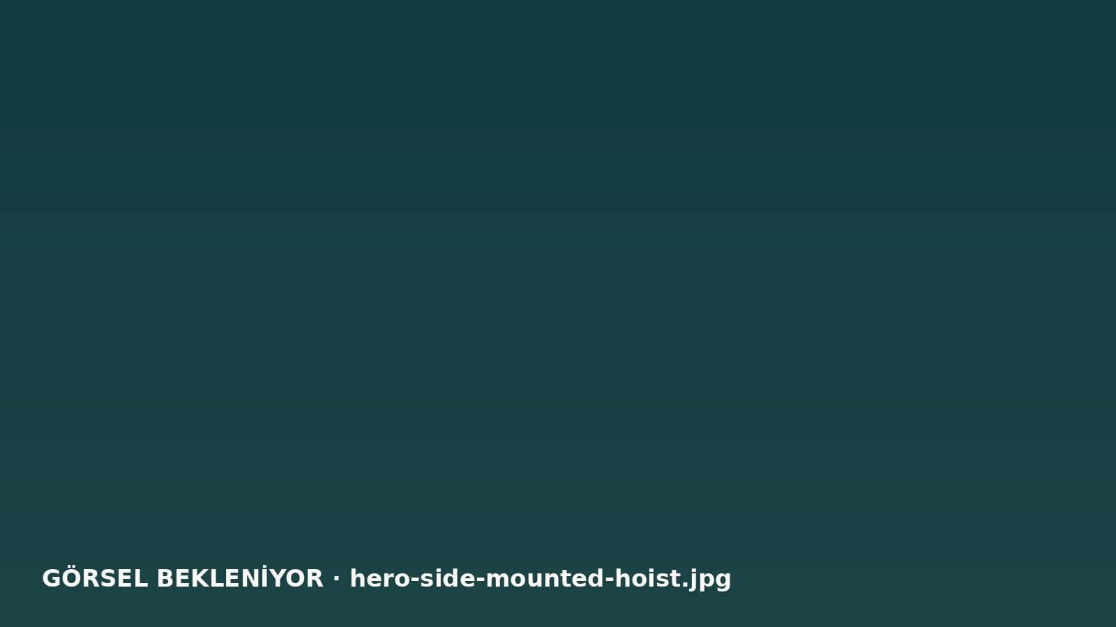 Single Girder Side-Mounted Hoists manufactured by ABRA Crane
