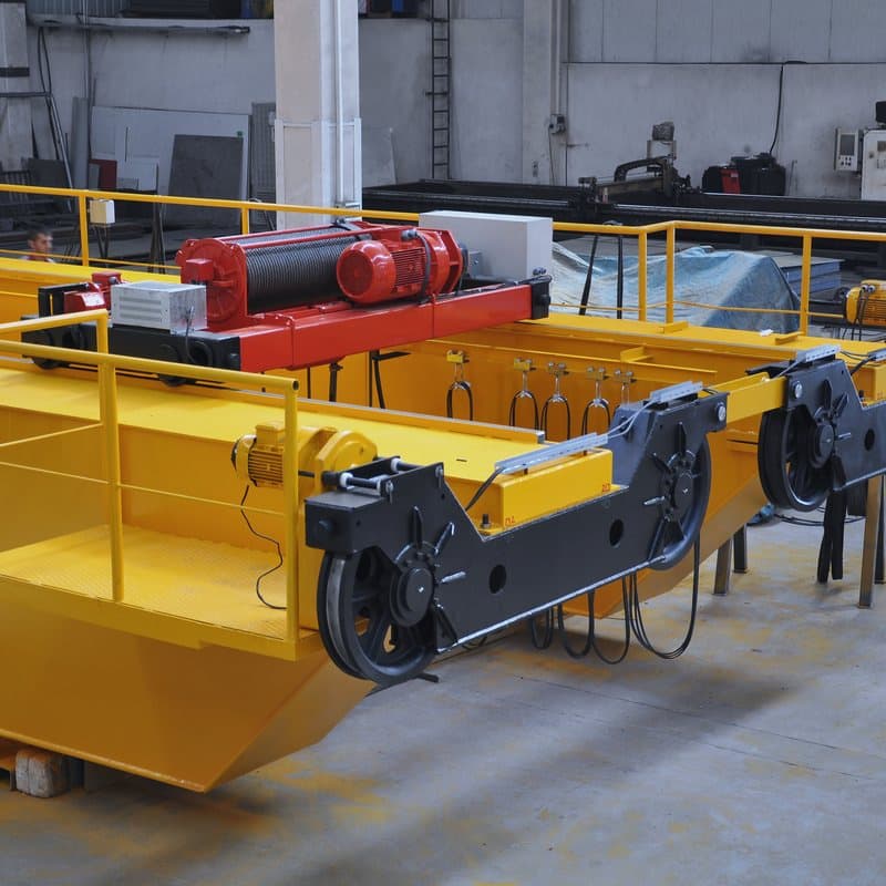 End carriage and wheel group fabrication at the ABRA plant