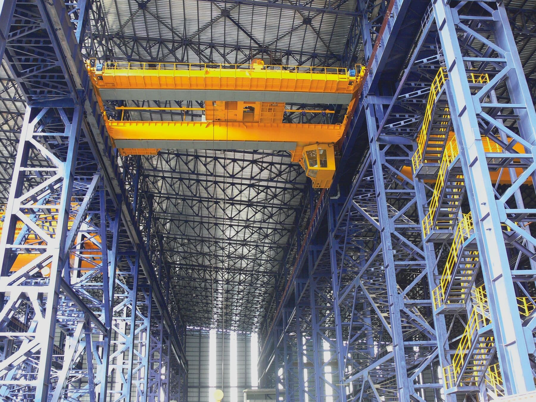 ABRA double girder overhead crane in service inside a customer plant